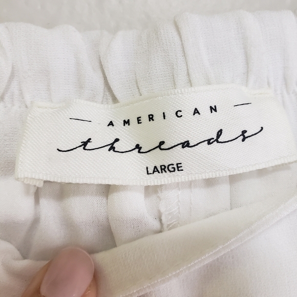 American Threads White Ruffle Skort - Picture 7 of 7